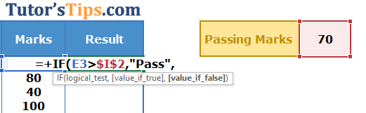 IF Function in Excel - Free Explanation with example Example of If Function - Solution Step no. 3