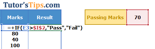 IF Function in Excel - Free Explanation with example Example of If Function - Solution Step no. 4