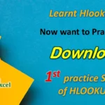 Download Practice Sheet For HLOOKUP - Sheet No. 1