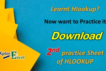 Download Practice Sheet For HLOOKUP - Sheet No. 2