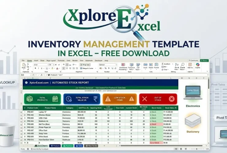 Inventory Management Template in Excel – Free Download