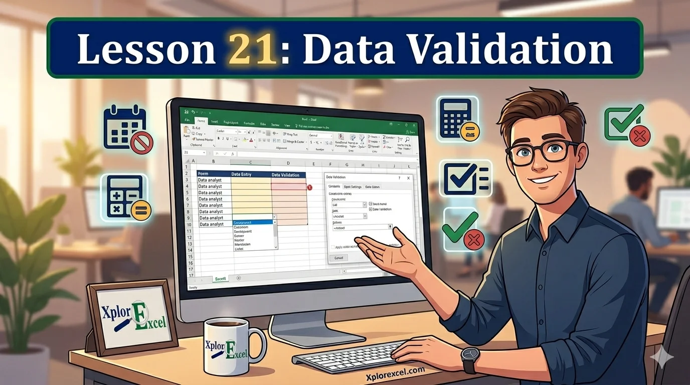 data validation in Excel — XplorExcel tutorial