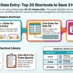 Top 20 Excel Shortcuts for Data Entry