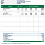 ra bill format in excel
